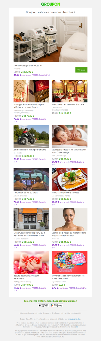 Les clients qui ont acheté cette offre sont aussi intéressés par ces offres