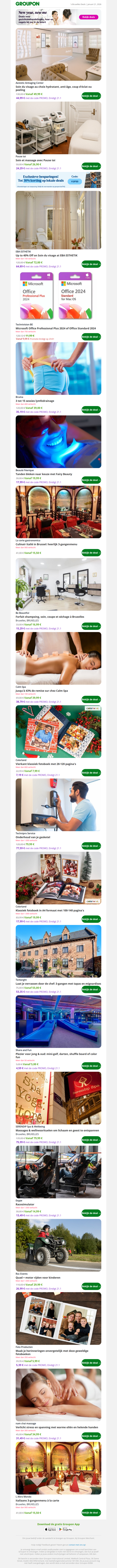 Soin du visage au choix hydratant, anti-âge, coup d'éclat ou peeling