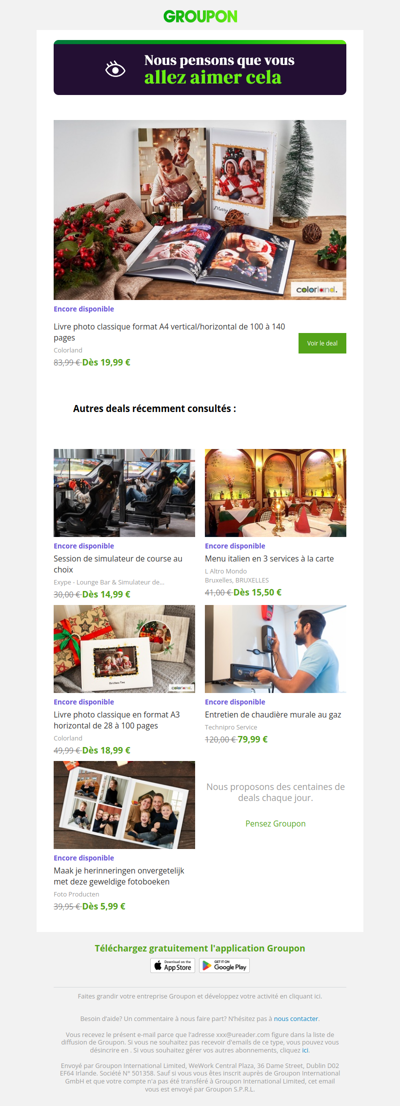 Dis oui à cette offre ! Elle est encore là !