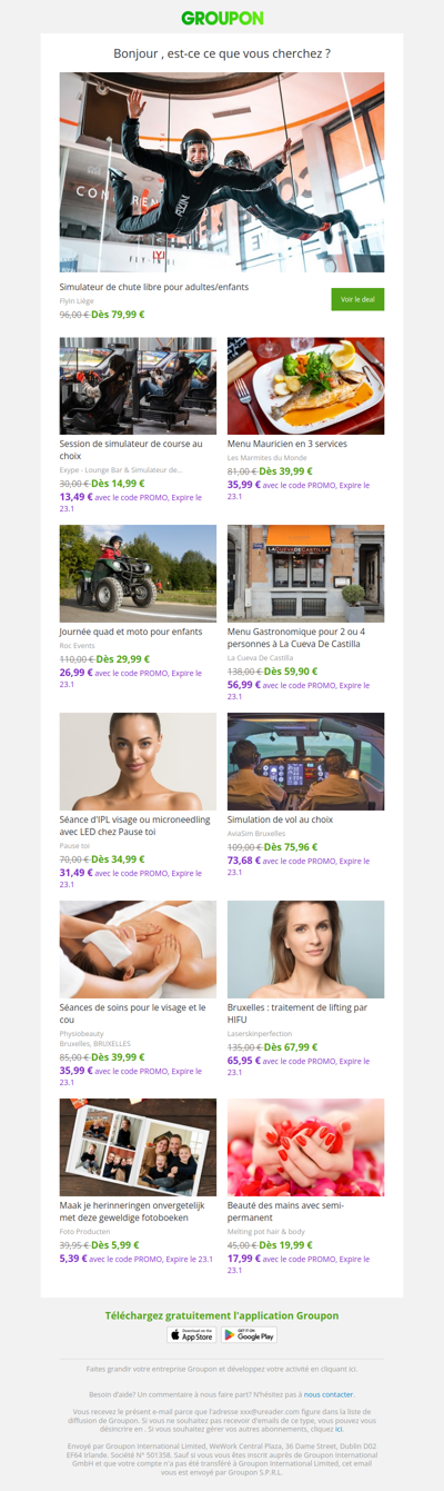 Les clients qui ont acheté cette offre sont aussi intéressés par ces offres