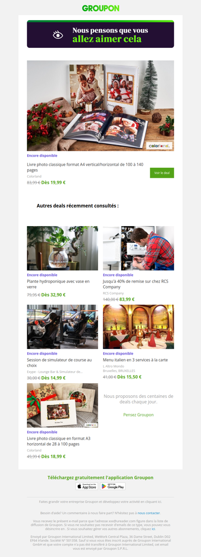 Dis oui à cette offre ! Elle est encore là !