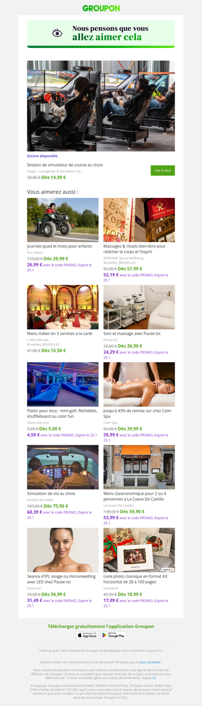 Dis oui à cette offre ! Elle est encore là !