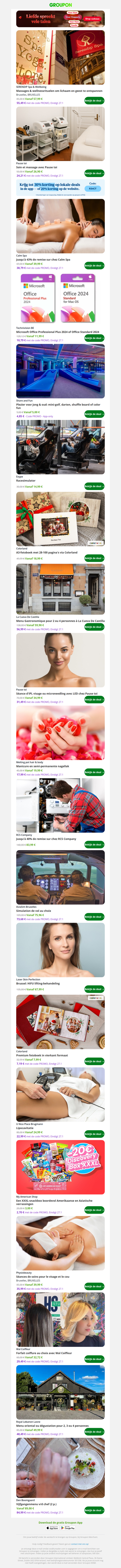 Massages & wellnessrituelen om lichaam en geest te ontspannen