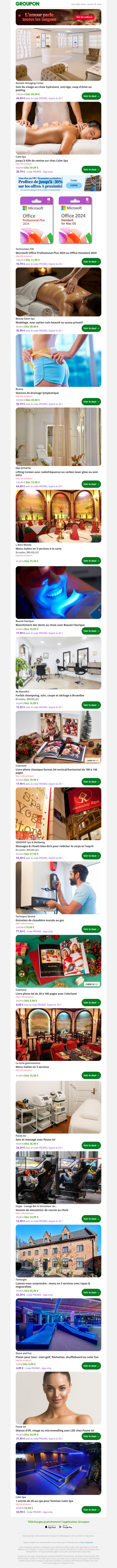 Soin du visage au choix hydratant, anti-âge, coup d'éclat ou peeling