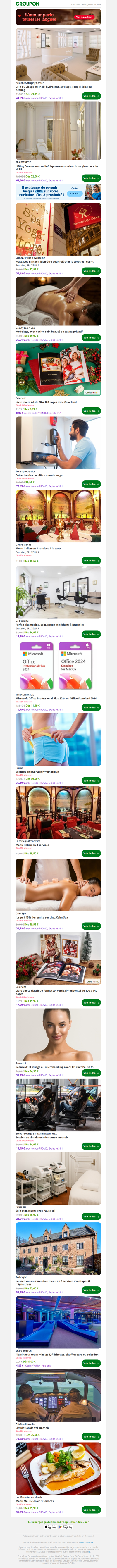 Soin du visage au choix hydratant, anti-âge, coup d'éclat ou peeling