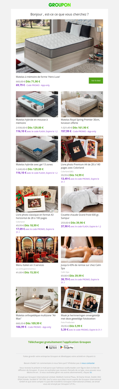 Les clients qui ont acheté cette offre sont aussi intéressés par ces offres