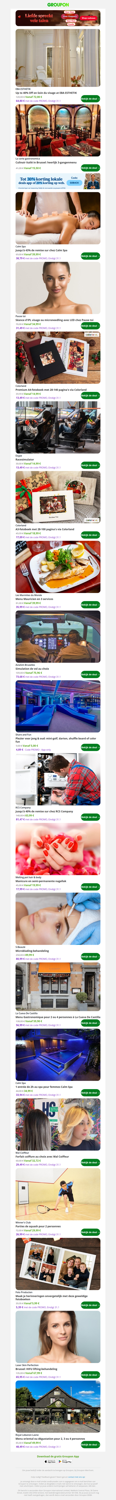 Up to 40% Off on Soin du visage at EBA ESTHETIK