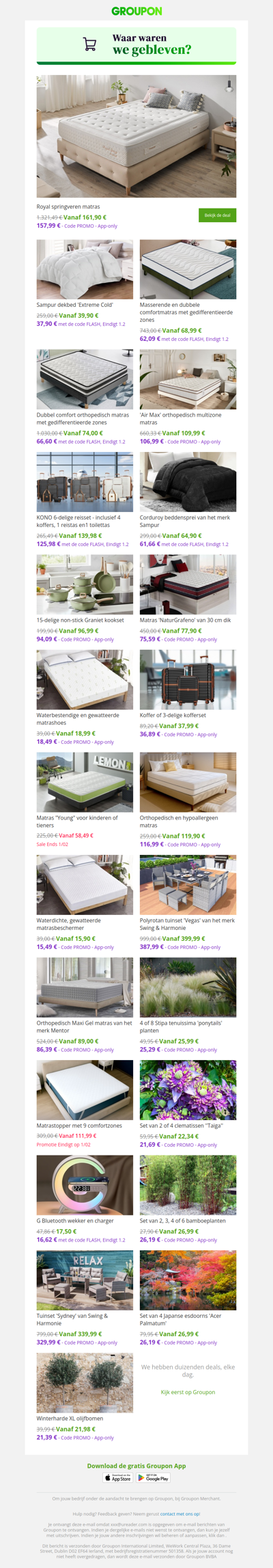 Mis geen enkele aanbieding voor diensten aan huis! Bekijk ze vandaag nog!