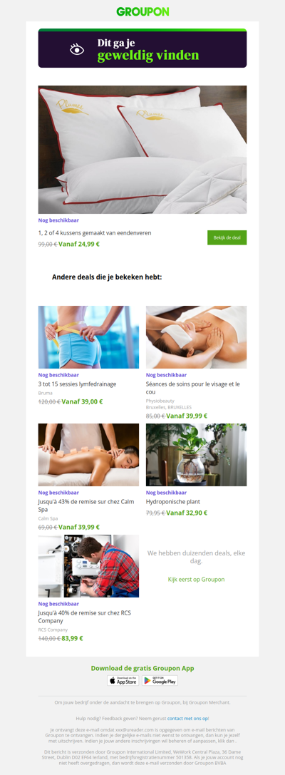 We zijn er vrij zeker van dat je deze deal geweldig zult vinden!