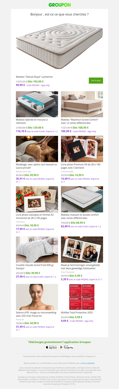 Les clients qui ont acheté cette offre sont aussi intéressés par ces offres