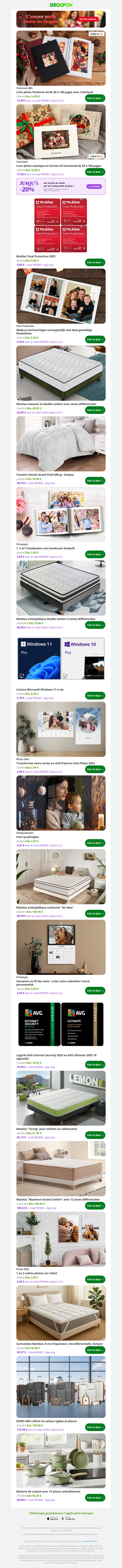 Livre photo Premium A4 de 28 à 140 pages avec Colorland