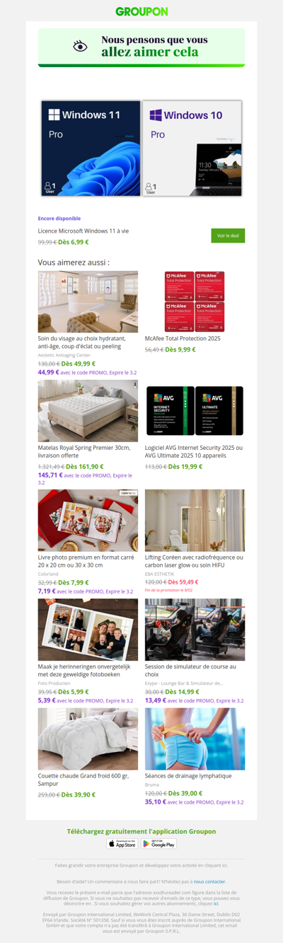 Dis oui à cette offre ! Elle est encore là !