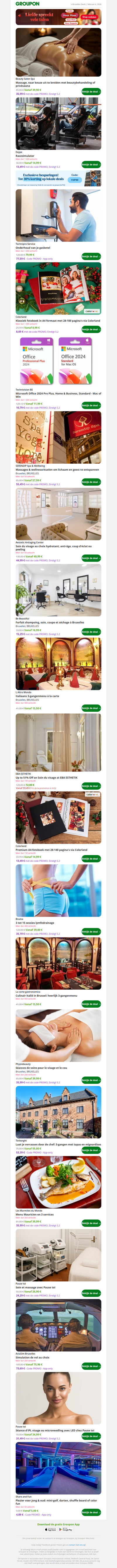 Massage, naar keuze uit te breiden met beautybehandeling of privésauna