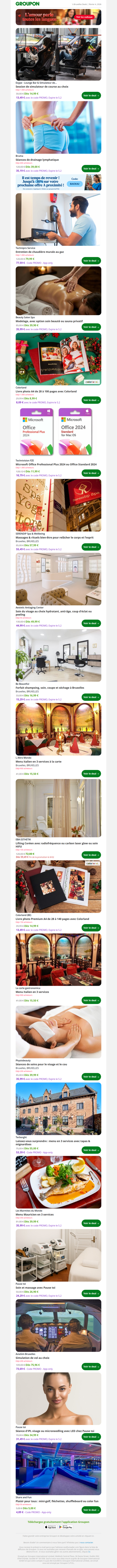 Session de simulateur de course au choix