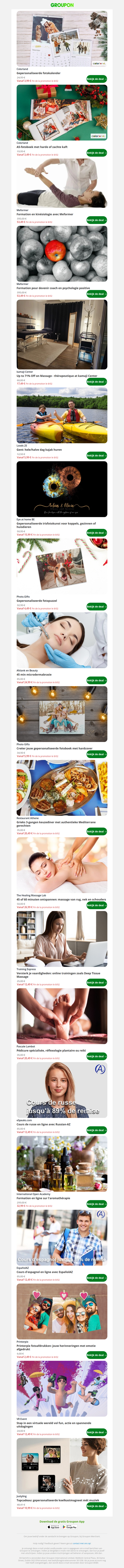 Tot 75% korting, mis het niet!