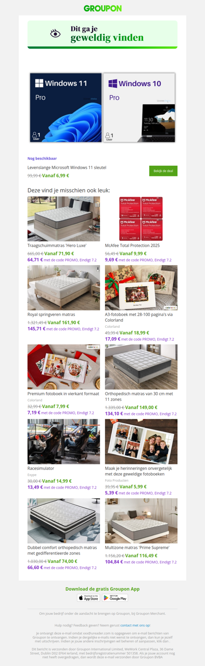 We zijn er vrij zeker van dat je deze deal geweldig zult vinden!