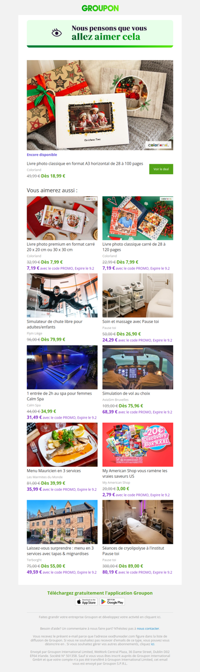 On est plutôt sûrs que tu vas adorer cette offre !