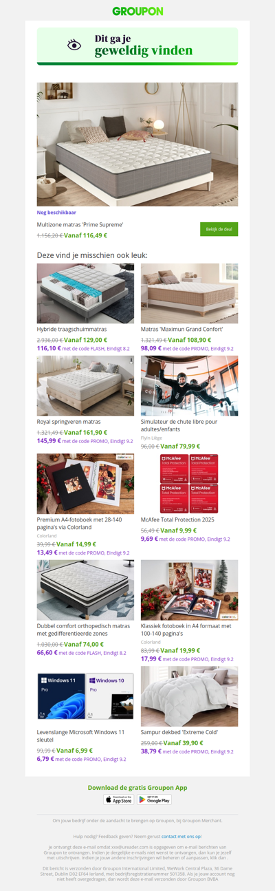 We zijn er vrij zeker van dat je deze deal geweldig zult vinden!