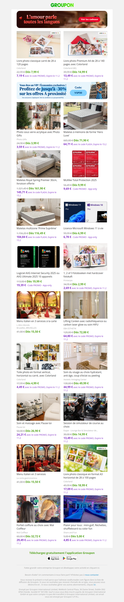 Livre photo classique carré de 28 à 120 pages