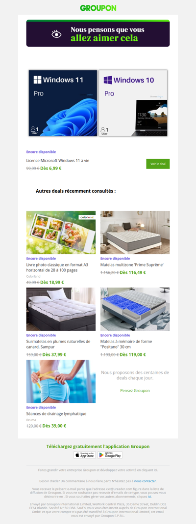 On est plutôt sûrs que tu vas adorer cette offre !