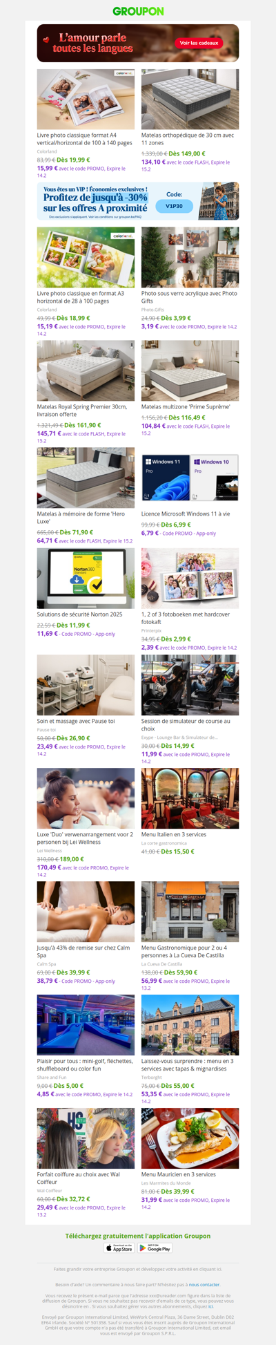Livre photo classique format A4 vertical/horizontal de 100 à 140 pages