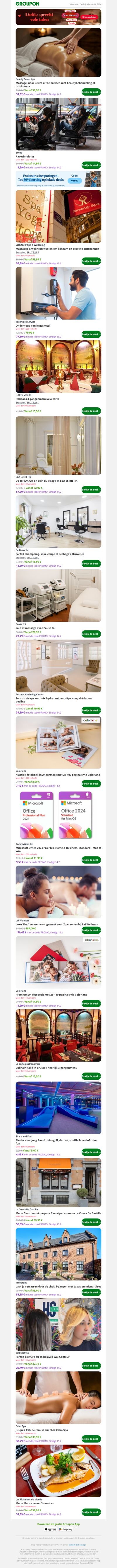 Massage, naar keuze uit te breiden met beautybehandeling of privésauna