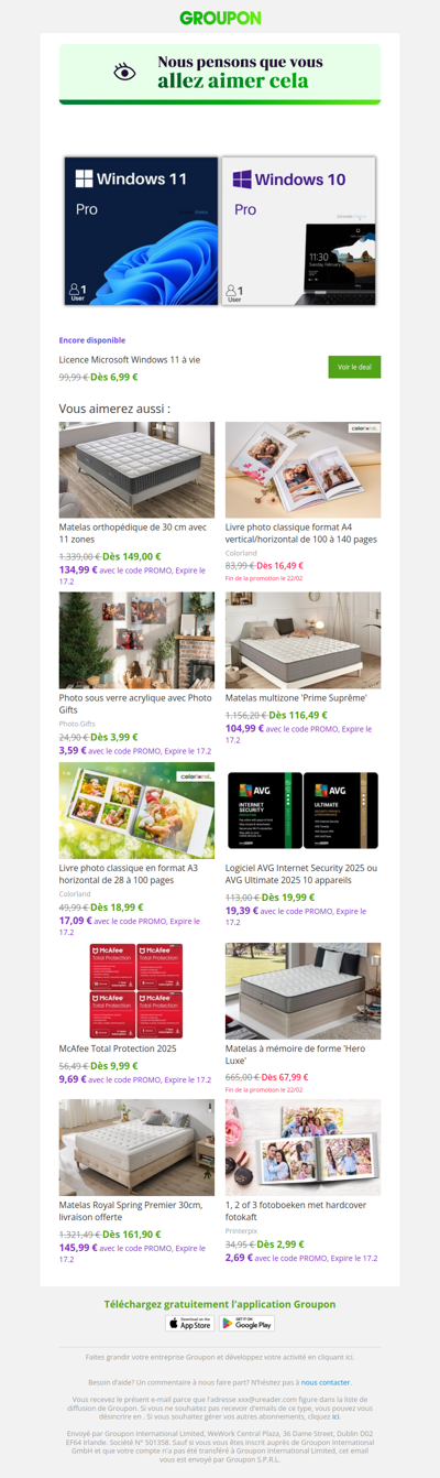 On est plutôt sûrs que tu vas adorer cette offre !