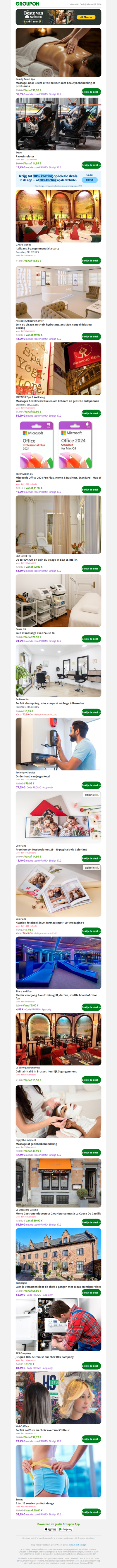 Massage, naar keuze uit te breiden met beautybehandeling of privésauna