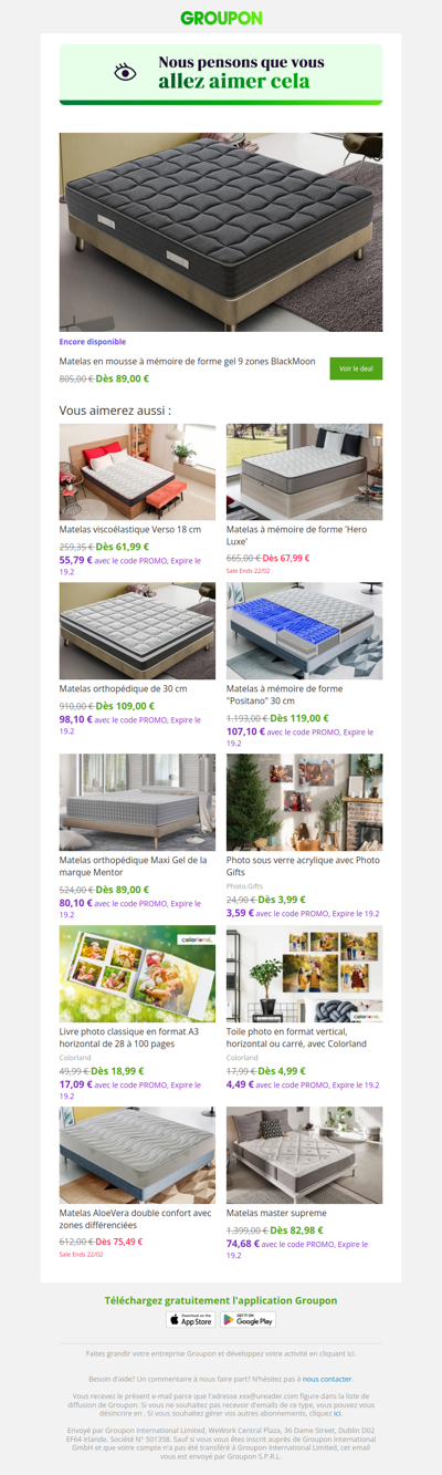 On est plutôt sûrs que tu vas adorer cette offre !