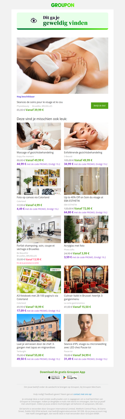 Zeg ja tegen deze deal! Hij is nog steeds beschikbaar!