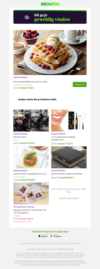 De deal die je hebt bekeken is nog steeds beschikbaar!