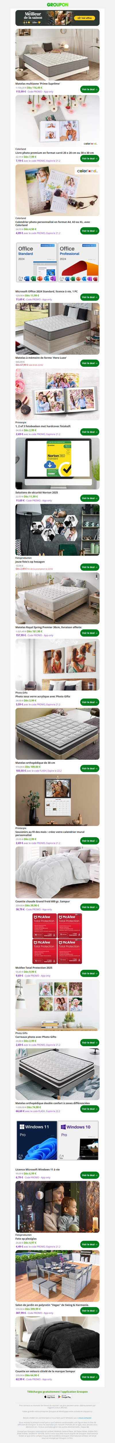Matelas multizone 'Prime Suprême'