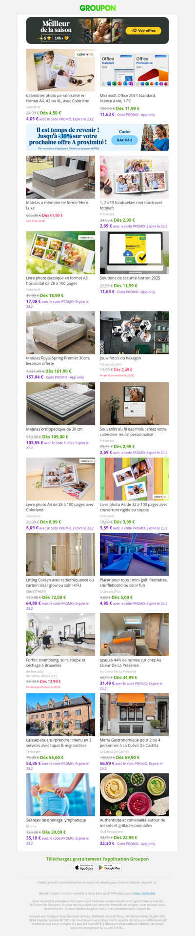 Calendrier photo personnalisé en format A4, A3 ou XL, avec Colorland