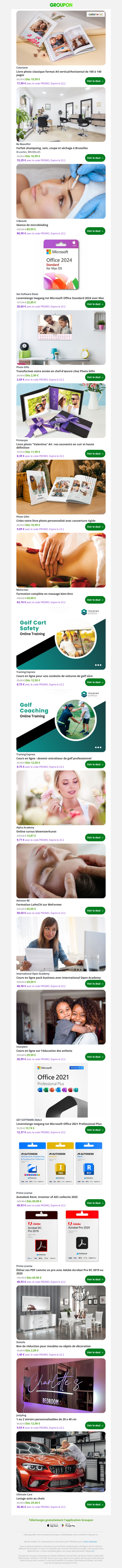 Dépêchez-vous, jusqu'à 75 % de réduction !