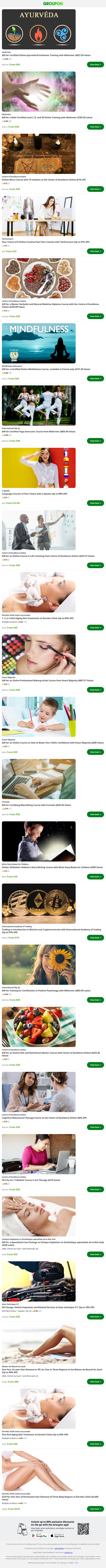 $65 for Certified Online Ayurveda-Practitioner Training with Meformer ($827.94 Value)