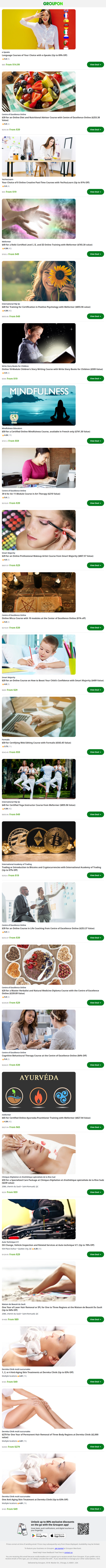 $59 for a Certified Online Mindfulness Course, available in French only ($741.30 Value)