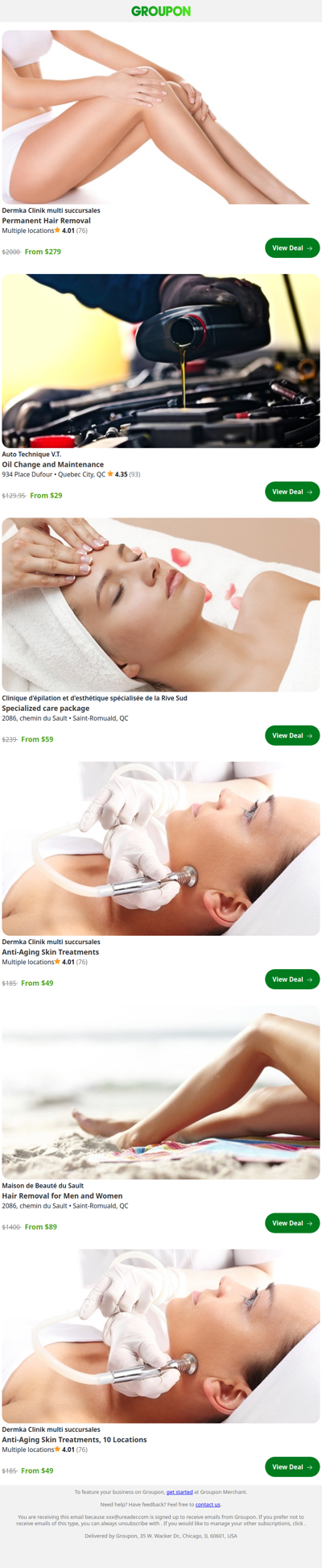 Trending Near You: $59 for a Specialized Care Package at Clinique d'épilation et d'esthétique spécialisée de la Rive Sudz ($239 value)