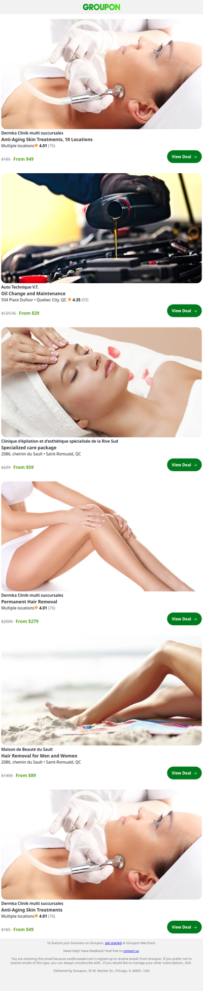 Trending Near You: One  Anti-Aging Skin Treatment at Dermka Clinik (Up to 83% Off)
