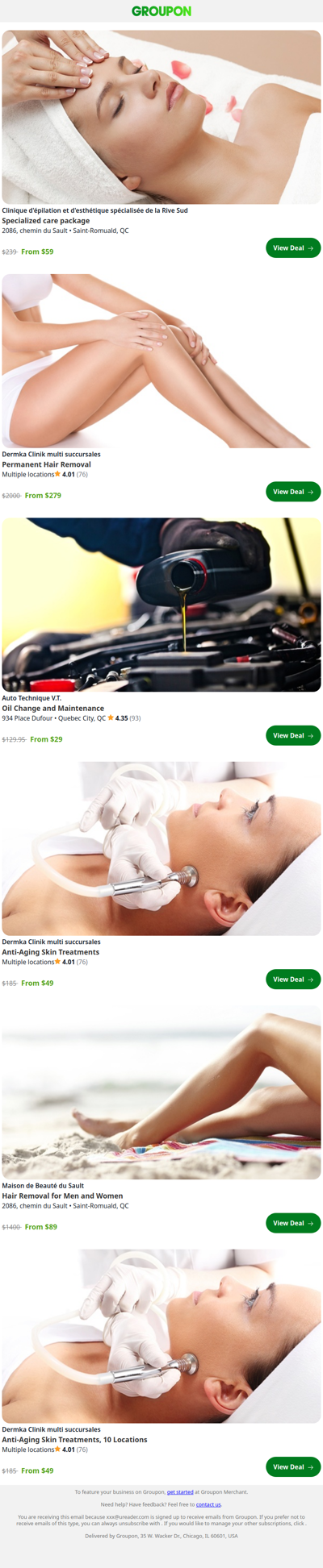 Trending Near You: One  Anti-Aging Skin Treatment at Dermka Clinik (Up to 83% Off)