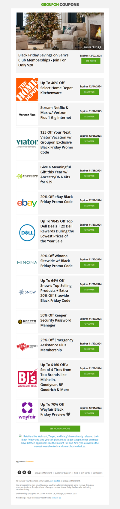 $25 Off Viator, 20% Off eBay, 70% Off Wayfair & More