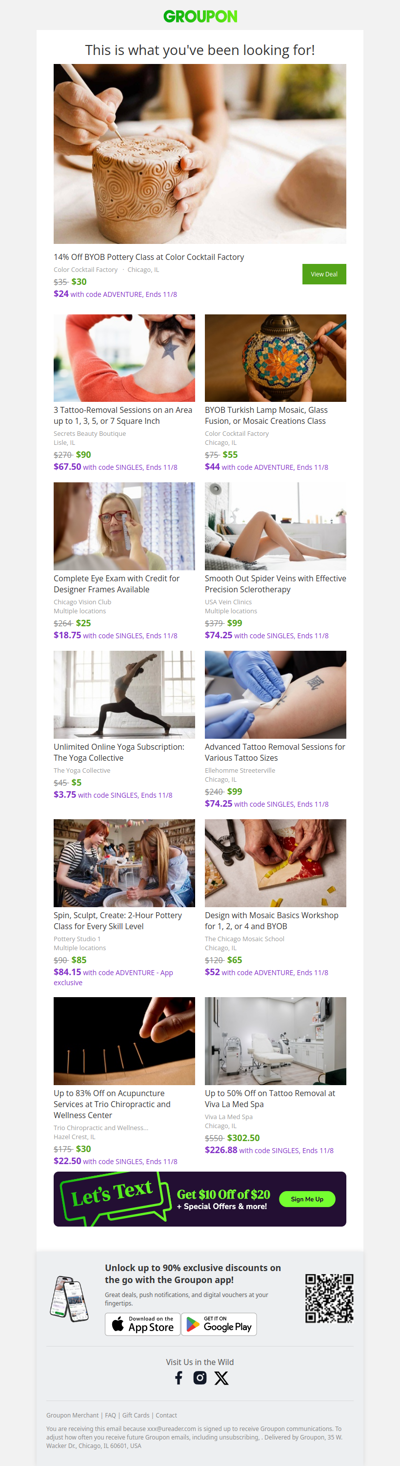 Customers With Your Good Taste Purchased These Deals