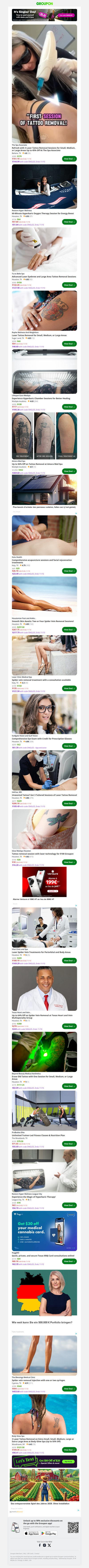 Save-It Sunday: Refresh with 3 Laser Tattoo Removal Sessions for Small, Medium, or Large Areas Up to 45% Off At The Spa Associate