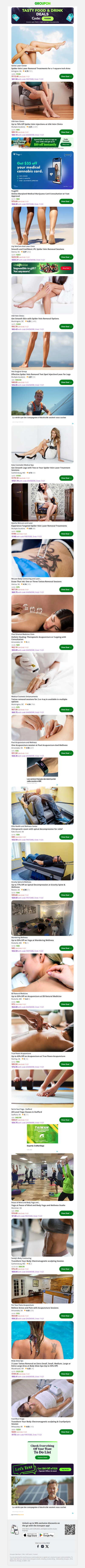 Spider-Vein Laser Removal Treatments for a 1-square-inch Area