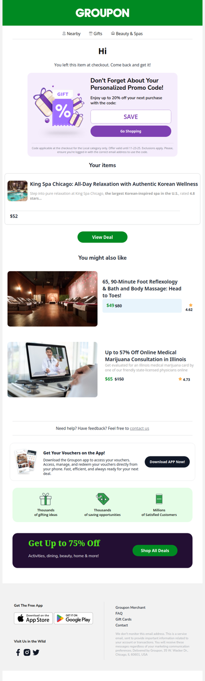 Finish What You Started: Your Checkout Is Still Open!