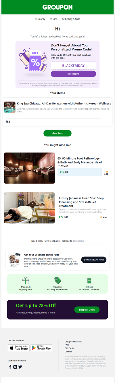 Left Midway? Complete Your Checkout Now!