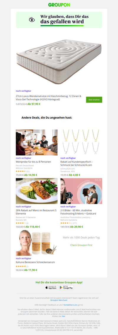 Bist du bereit? Der Deal, den du dir angesehen hast, ist noch verfügbar!