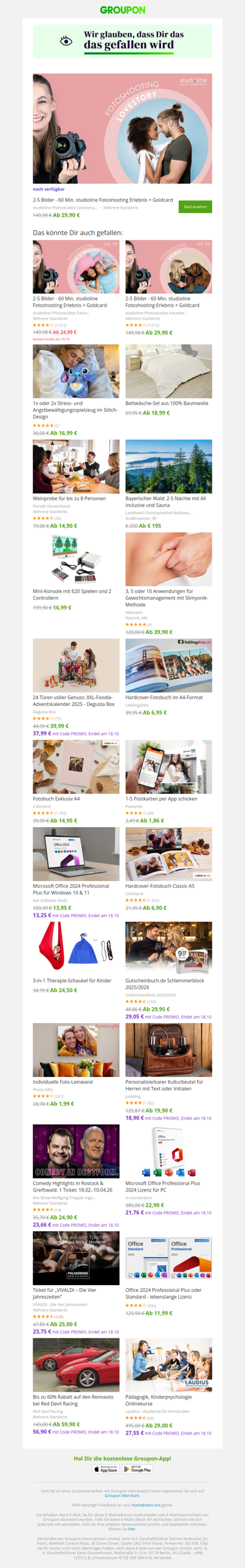 Wir sind uns ziemlich sicher, dass du diesen Deal lieben wirst!