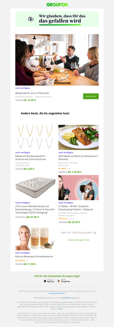 Der Deal, den du dir angesehen hast, ist noch verfügbar!