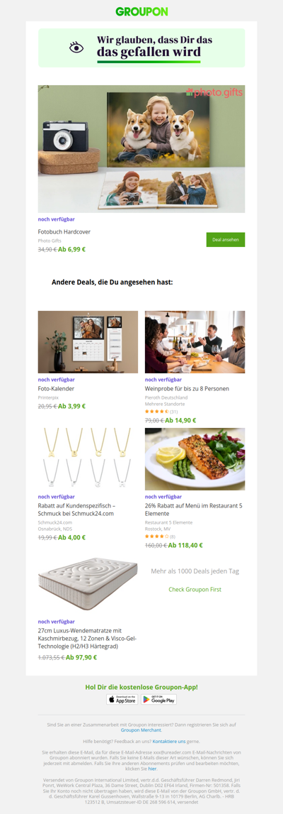 Bist du bereit? Der Deal, den du dir angesehen hast, ist noch verfügbar!