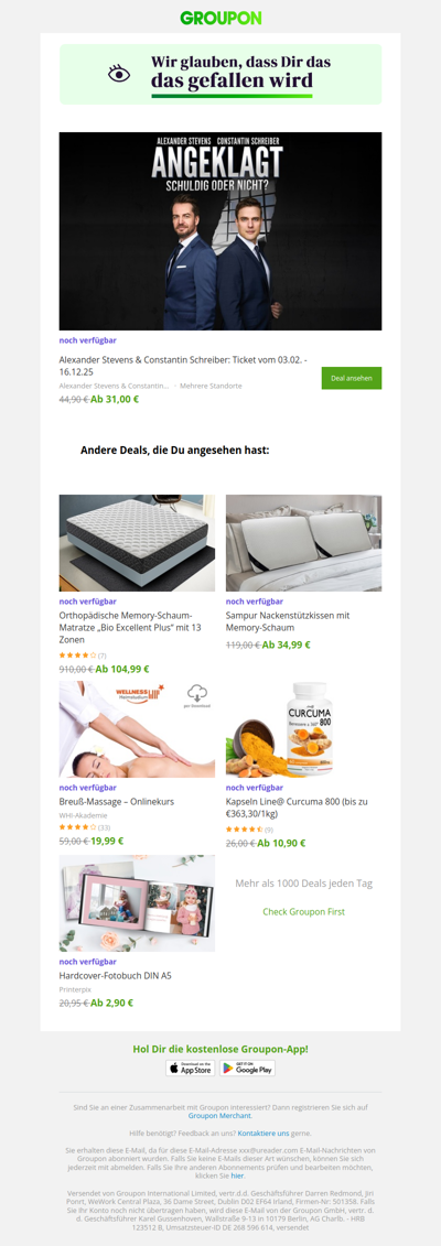 Wir sind uns ziemlich sicher, dass du diesen Deal lieben wirst!